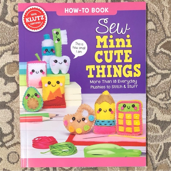 Klutz Sew Mini Cute Things Sewing Kit. Open Box. Contents Unused. - Picture 7 of 11